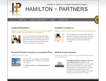 Tablet Screenshot of hamiltonandpartners.com